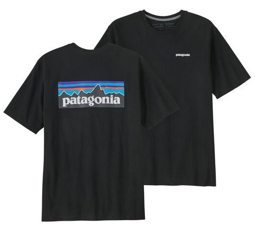 パタゴニア メンズ・P-6ロゴ・ レスポンシビリティー BLK (M)