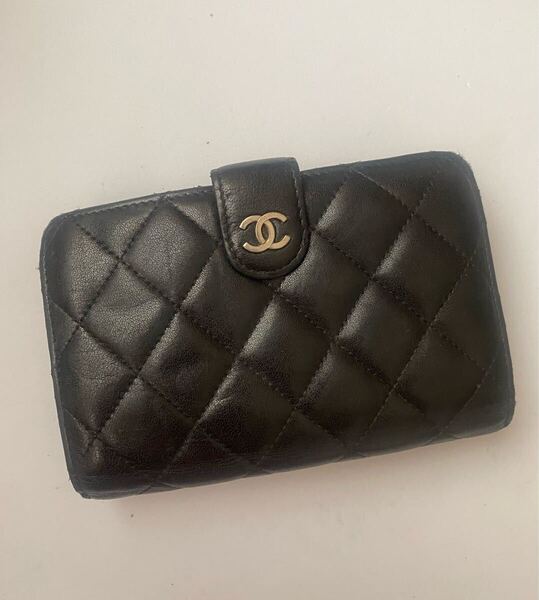 CHANEL シャネル マトラッセ 二つ折り 財布 ウォレット