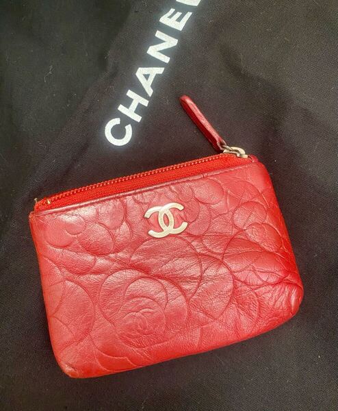 シャネル CHANEL マトラッセ コインケース ココマーク カメリア