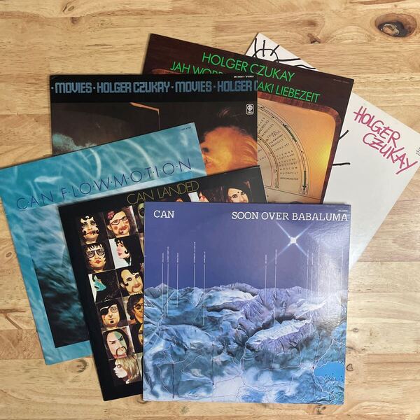 LP 即決 German Rock!! CAN~Holger Czukay 国内盤6枚セット Soon Over Babaluma / Landed / Flow Motion / Movies / FULL CIRCLE / ON THE~