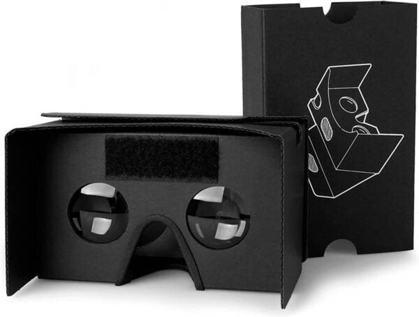 Google Cardboard VRヘッドセット スマホ ブラック 2個セット SW79-3217TU