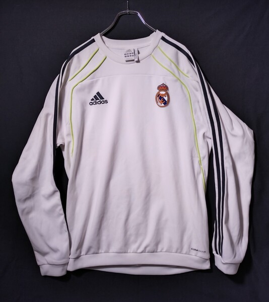サッカー アディダス adidas レアル・マドリード ウォームアップウェア REAL MADRID 白 検索 練習着 ジャージ ユニフォーム スウェット