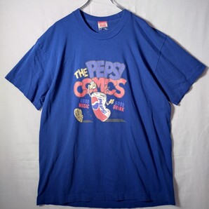 PEPSI ペプシコーラ アメコミ プリントTシャツ 検索 90s 80s ヴィンテージ コカコーラ 企業物 ノベルティ スパイダーマン バットマン
