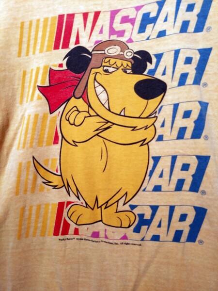 90s NASCAR チキチキマシン猛レース ケンケン 両面プリント Tシャツ M 検索 ヴィンテージT キャラT アメカジ アメコミ 80s
