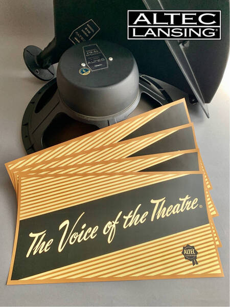 ALTEC ・ The Voice of the Theatre / アルテック・ザ ボイス オブ ザ シアター / ラベル4枚セット ( S ) ★配送無料★