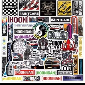USDMヘラフラ 52枚 ステッカーボム パロディステッカーJDM フーニガン
