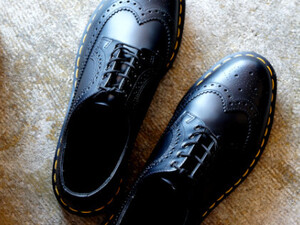 * 27cm(UK8)* Dr.Martens Dr. Martens 3989 blow g обувь YS 22210001 чёрный medali on Wing chip обувь новый товар стандартный товар