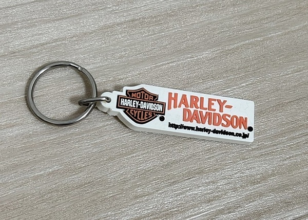 送料無料♪ハーレー ダビッドソン ラバー製 キーホルダー キーリング ノベルティHARLEY-DAVIDSON