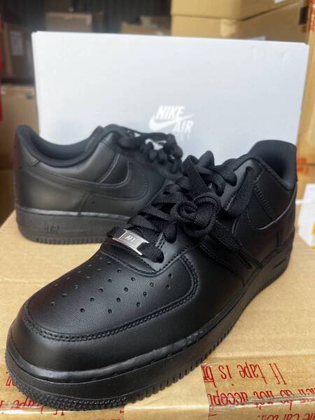 送料無料 新品未使用 正規品 NIKE AIR FORCE1 ’07 BLACK/BLACK/BLACK CW2288-001 ナイキ エアフォース1 ブラック 26.5cm 定番