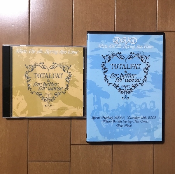 【送料無料・即決】TOTALFAT & for better,for worse(グッドモーニングアメリカ) When the 8th Spring has Come… CD、DVD BIGMAMA