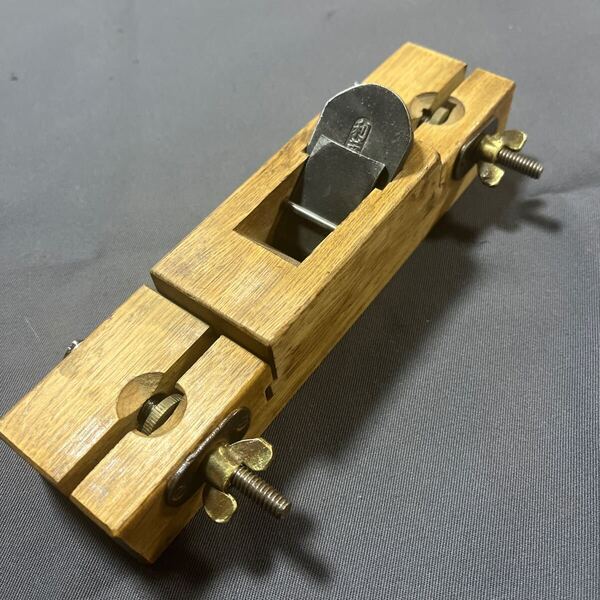即決 角面取り鉋 30mm 即使用可 japanese plane woodwork №8