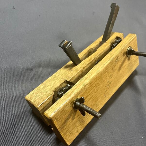 即決 機械作里鉋 身幅7.5mm お手入れ必要 japanese plane woodwork №8727