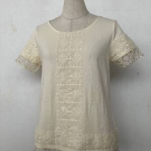 ローラアシュレイ レース使いカットソー