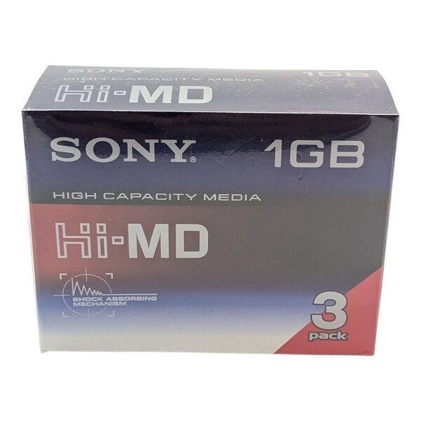 新品 未開封品 SONY Hi-MD 1GB 3パック ソニー 3HMD1G