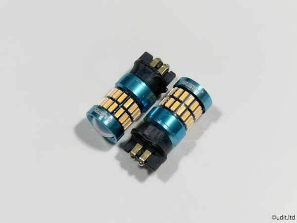 PW24W LEDバルブ アンバー CANBAS キャンセラー対応 オレンジ ウインカー PWY24W A3A4Q3 8U8V B8 F30i3MK7 AUDI BMW VW X204X205W205
