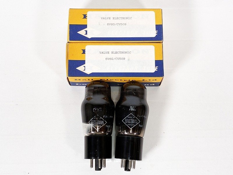 MARCONI 6V6G 真空管 4本セット カナダ製未使用新品同様 Yahoo!オークション -「6v6g」(真空管) (真空管アンプ)の落札