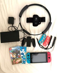 ニンテンドースイッチ Nintendo Switch + リングフィット+フィットボクシング 3セット