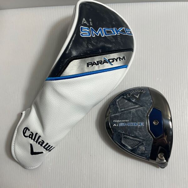 美品 Callaway PARADYM Ai SMOKE MAX D 3W 15° フェアウェイウッドヘッド単品のみ FW キャロウェイ パラダイム スモーク マックス 番4322