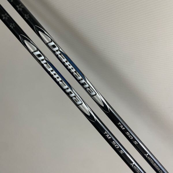 2本セットテーラーメイドスリーブ付き 3W 5W用 QI10 TOUR 純正シャフト DIAMANA SILVER TM50 Sフレックス ディアマナ シルバー FW 番4424