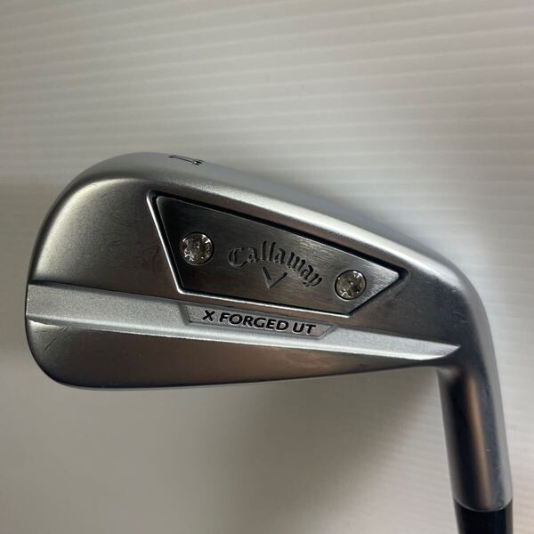 超希少 TCシリアル Callaway X FORGED UT X-21 22° TOUR AD DI-105 HYBRID Xフレックス キャロウェイ Xフォージド アイアン型 番4445