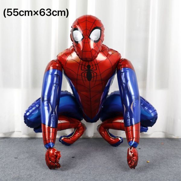 新品 スパイダーマン 3Dバルーン お誕生日 パーティーグッズ 巨大風船 匿名配送 追跡可能