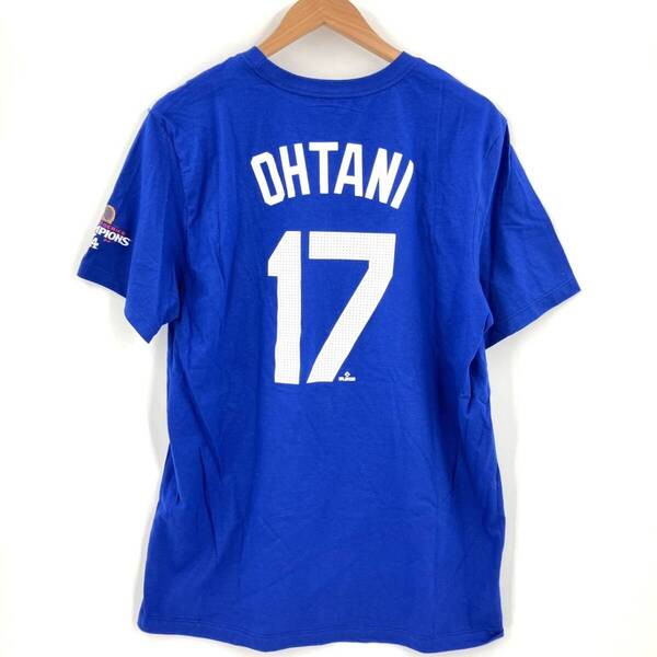 NIKE ナイキ MLB 大谷翔平 ドジャース Tシャツ ワールドシリーズ2024 優勝記念 Tシャツ サイズL