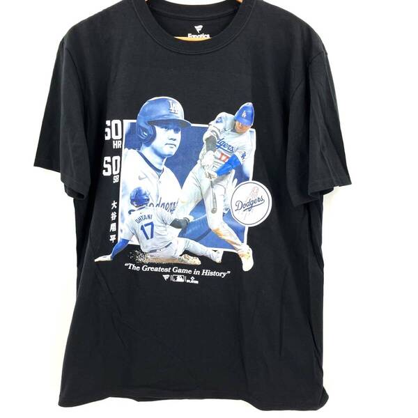 MLB ドジャース 大谷 翔平 50-50 達成記念 Tシャツ サイズL M1011457/FCC337