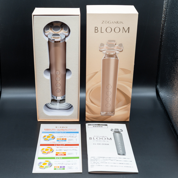新品未使用 ゾーガンキン ブルーム ZOGANKIN BLOOM 正規品 クルールラボ EMS LED RF EP USB充電 防水仕様 美顔器 造顔筋 お風呂で使える