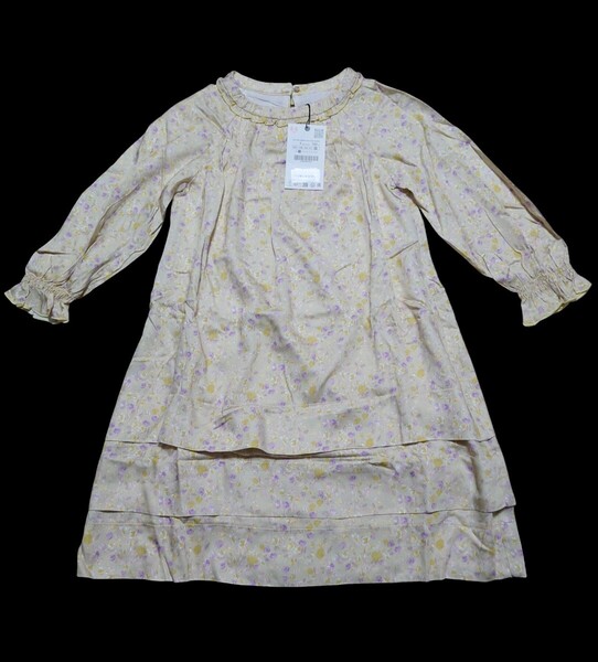 ZARA ザラ 花柄ワンピース 120cm 7years 新品タグ付き 長袖ワンピース