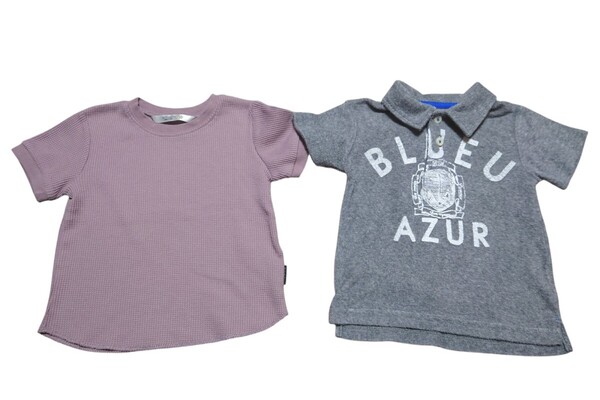 男の子 キッズ 半袖Tシャツ 半袖トップス BLUEU AZUL ブルーアズール futafuta フタフタ 90