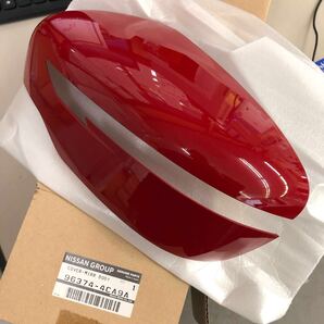 【96374-4CA9A】 日産純正部品 エクストレイル ドアミラーカバー 赤 左 外装 サイドカバー
