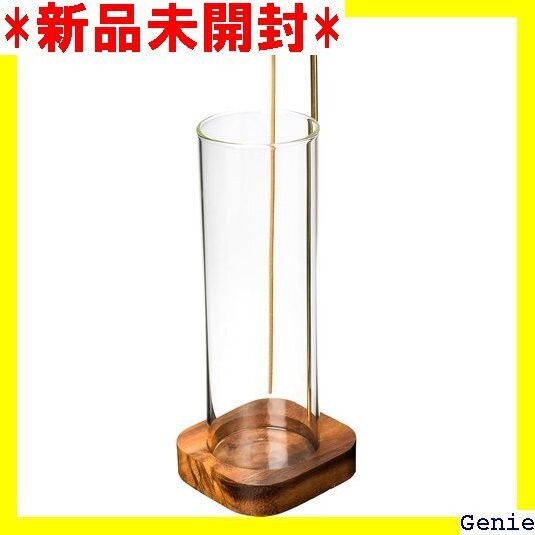DANNY LIB ガラス お香立て 香炉 お香 受け 灰がこぼれない おしゃれ 北欧 インテリア 仏壇 円筒形 29