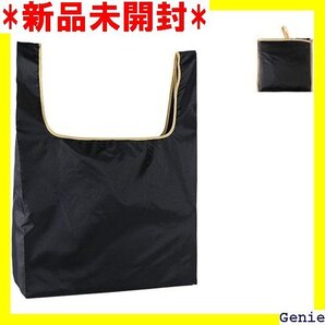 折りたたみ式洗えるショッピングバッグ、黒の再利用可能な に優しい軽量の再利用可能な広いハンドル付きバッグ、買い物 61
