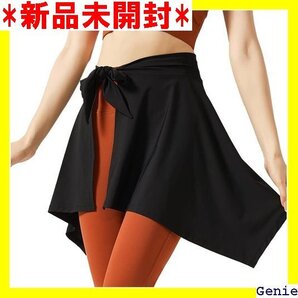 優億 ヨガウエア ヒップスカーフ ダンス ヒップカバー カバー 重ね着 ファッション かわいい A01 ブラック 27
