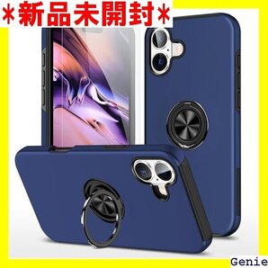 JSYAP iPhone 16 Plus ケース用 ア ケース 背面 カバー メンズ 6.7インチ 青 ブルー 23