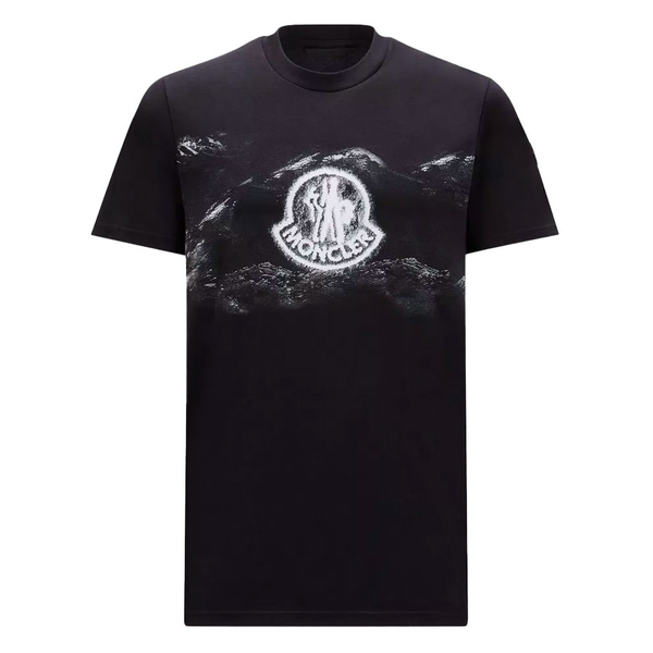 送料無料 223 MONCLER モンクレール 8C00050 89AKK ブラック Tシャツ カットソー 半袖 size S