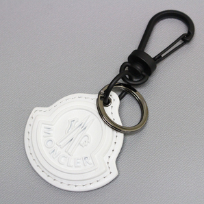 送料無料 12 MONCLER モンクレール 6F00007 M2489 ホワイト キーリング キーホルダー