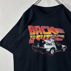 バックトゥザフューチャー デロリアン Tシャツ ムービーT ブラック 古着