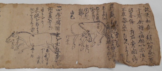 巻物 古文書 紙本 時代物
