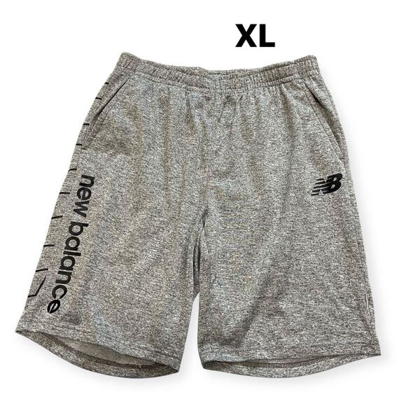 New Balance ニューバランス ライトスエットハーフパンツ スウェット メンズレディースXL ヘザーグレー ショートパンツ