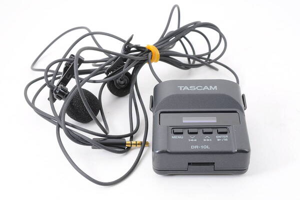 美品 タスカム TASCAM DR-10L ピンマイクレコーダー @4124