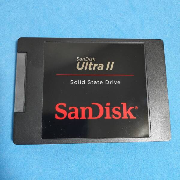 △16088時間 SanDisk Ultra II(SDSSDHII-240G) 2.5インチSSD 『正常判定』 240GB
