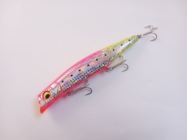 メガバス カゲロウ風 スパンコールピンク フローティング ミノー 125mm 21g MD Megabass KAGELOU シーバス シャローランナー ヒラメ 青物