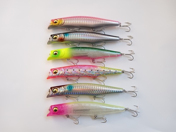 メガバス カゲロウ風 6色セット フローティング ミノー 125mm 21g MD Megabass KAGELOU シーバス シャローランナー ヒラメ 青物