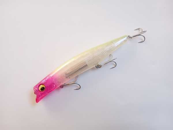 メガバス カゲロウ風 ピンクヘッドクリア フローティング ミノー 125mm 21g MD Megabass KAGELOU シーバス シャローランナー ヒラメ 青物