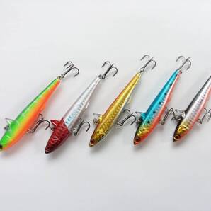 ローリングベイト風ルアー シンキング バイブレーション 9cm 13g シーバス 港湾 河口 遠投 ペンシル ベイト トリプルフック 根魚 青物