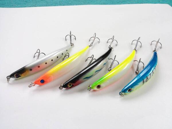 バナナ型 曲がった ミノー ベント 弱った小魚を演出 7g 9cm シーバス ブラックバス ナチュラル フローティング トップウォーター