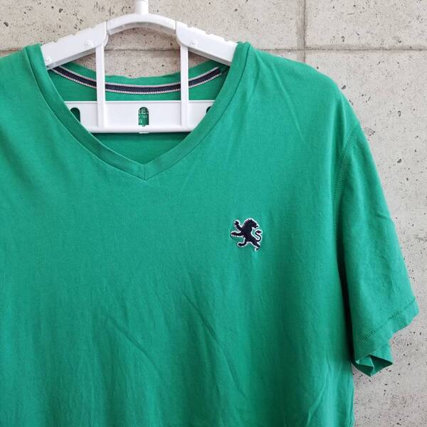 中古 アメリカ古着 EXPRESS エクスプレス Tシャツ メンズ Lサイズ 緑 グリーン ビンテージ カジュアルブランド品 送料無料