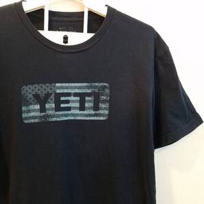 中古 アメリカ古着 YETI Tシャツ メンズ LサイズJ紺色 ネイビー ビンテージ カジュアルブランド品 送料無料