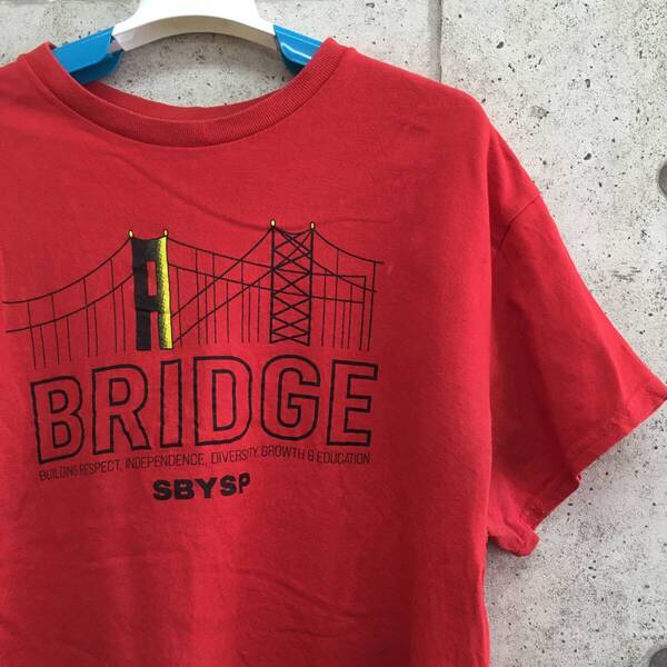 中古 アメリカ古着 GILDAN ギルダン Tシャツ メンズ Lサイズ 赤 レッド ビンテージ カジュアルブランド品 送料無料